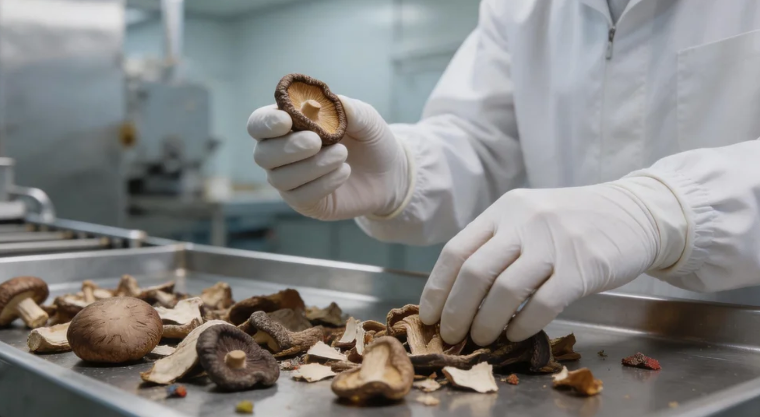 mushroom moisture content test​