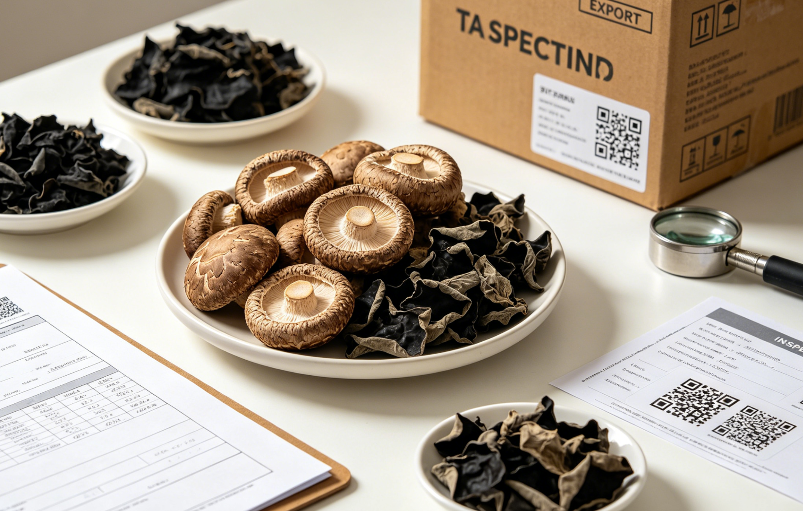 BRCGS certification dried mushrooms