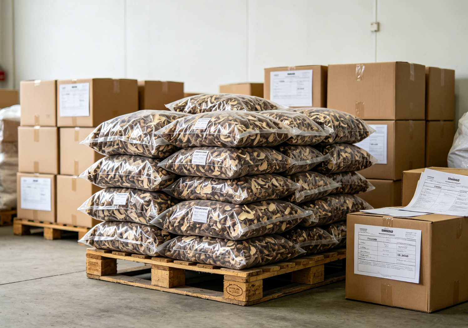 BRCGS certification dried mushrooms