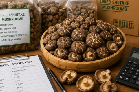 How To Choose Dried Shiitake Mushrooms For Bulk Import