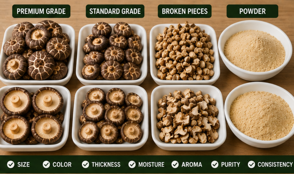 bulk dried mushroom supplier