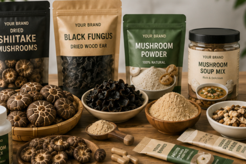 Private Label Mushroom Products: MOQ, Packaging And Lead Time Guide