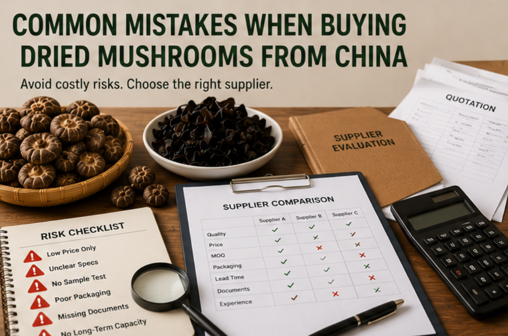 dried mushroom supplier China