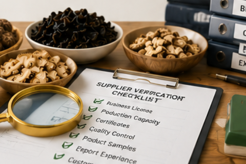 How To Verify Dried Mushroom Supplier Credentials Before Bulk Orders