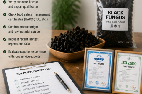 Black Fungus Bulk Import Checklist For Foodservice Buyers