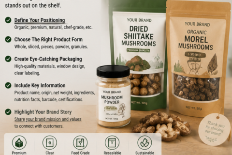 Private Label Dried Mushroom Products: Design, MOQ And Lead Time Tips