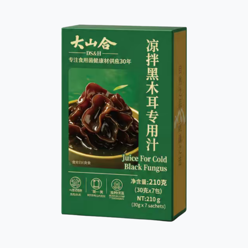 Cold Black Fungus Sauce 210g Seven Sachet Ready to Use Mushroom Sauce