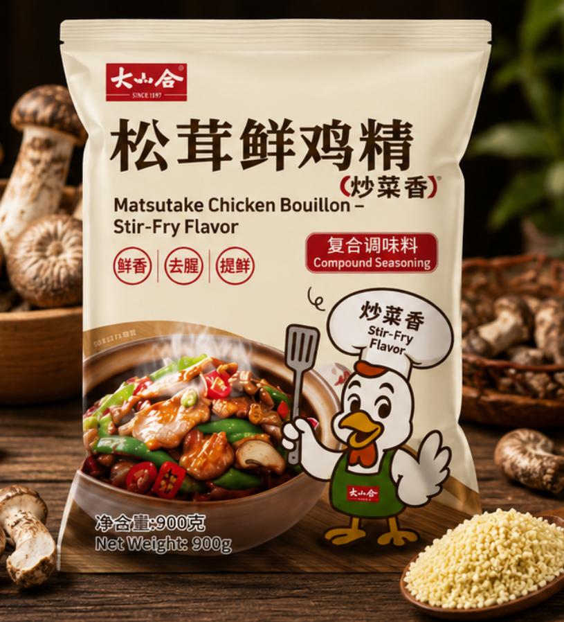 Matsutake chicken bouillon Matsutake chicken bouillon