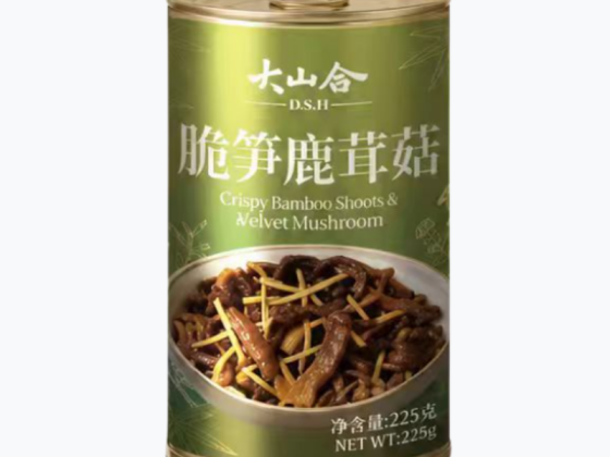 Crispy Bamboo Shoots and Velvet Mushroom 225g Ready to Eat Savory Side Dish