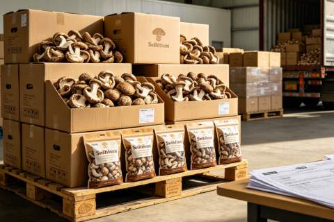 Dried Shiitake Mushroom Supplier For Supermarkets And Grocery Chains