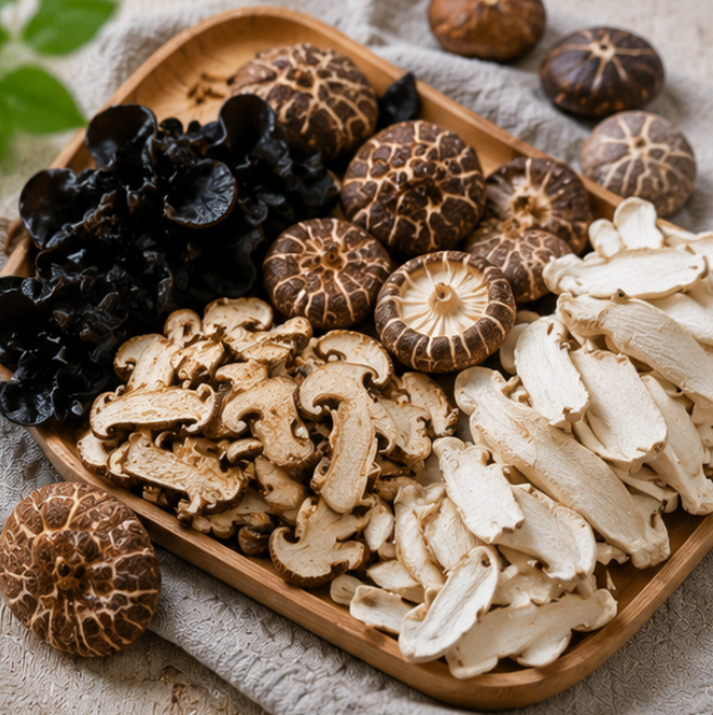 organic dried mushrooms supplier