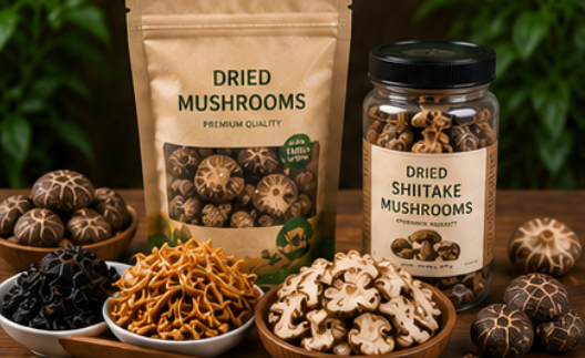 premium dried mushrooms supplier
