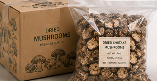 dried shiitake mushroom import