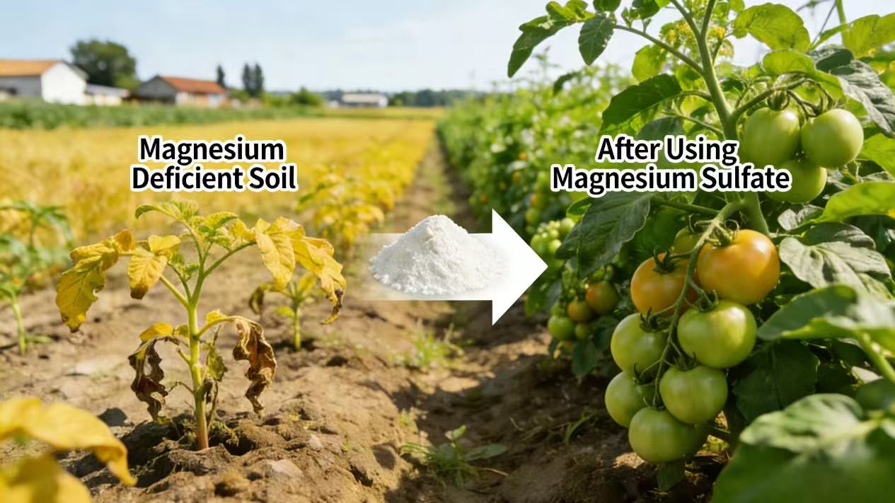 Magnesium Supplementation for Stable Yield: Magnesium Sulfate Precisely Solves the Dilemma of Crop Yield Reduction Caused by Soil Magnesium Deficiency