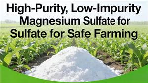 High-Purity, Low-Impurity Magnesium Sulfate for Safe Farming