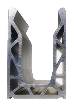 هيكل سيارة فضي مؤكسد بملف ألومنيوم صناعي