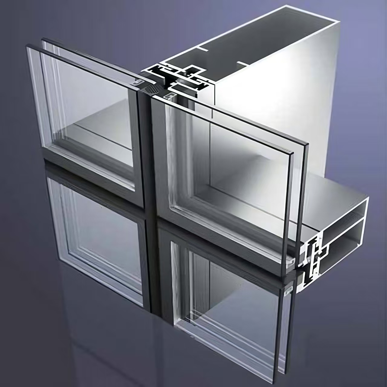 Perde Duvar Alüminyum Profili