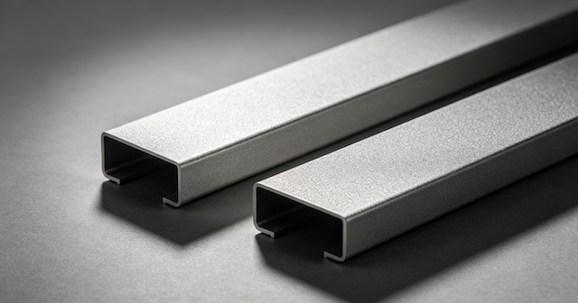 Sandblasting Anodized Aluminum Profile Sandblasting Anodized Aluminum Profile