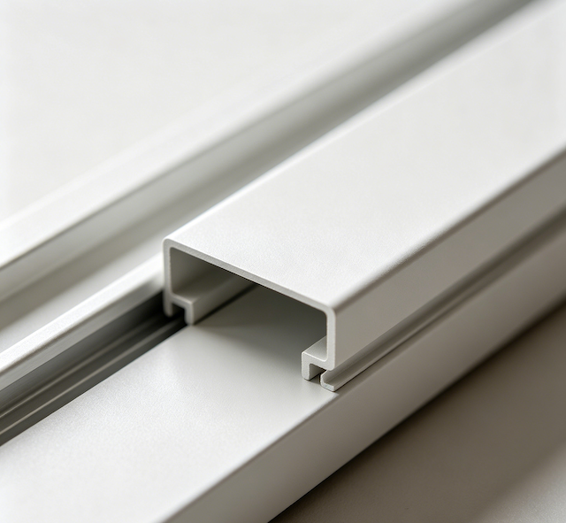 Powder Coating White Aluminum Profile
