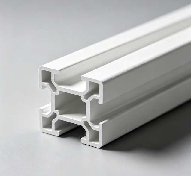 Powder Coating White Aluminum Profile