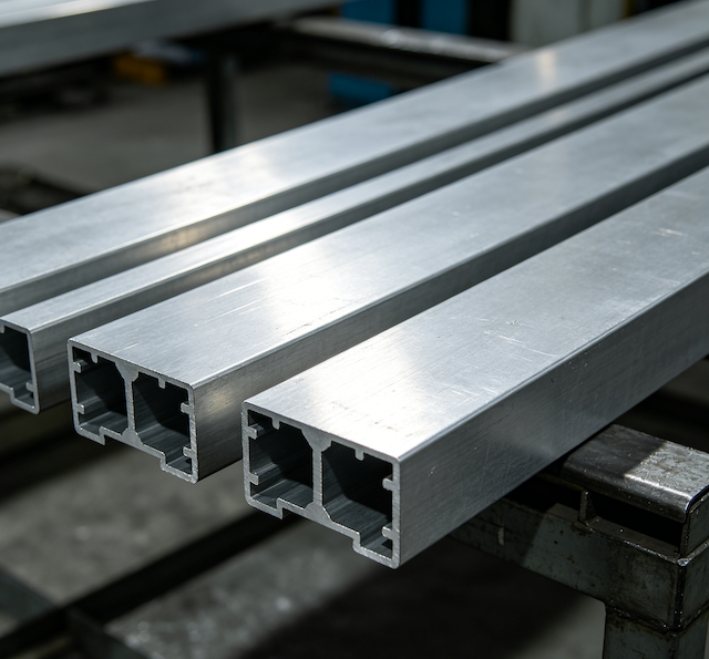 Mill Finish Raw Aluminum Profile Industrial Construction Extrusion Profile
