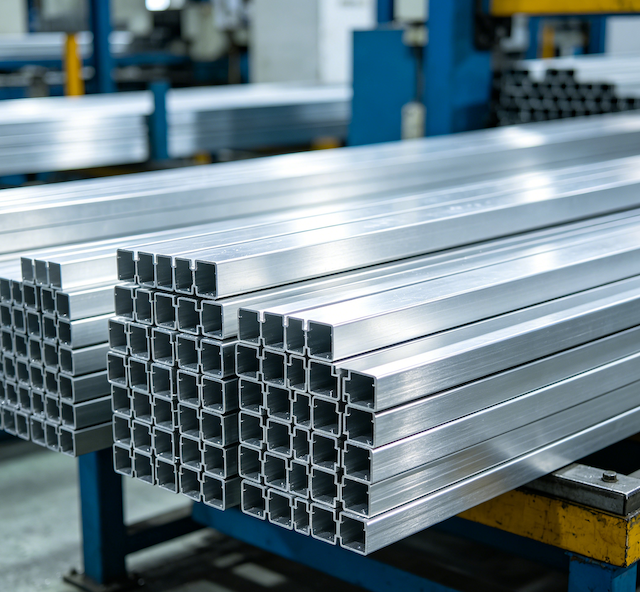 Mill Finish Raw Aluminum Profile Industrial Construction Extrusion Profile