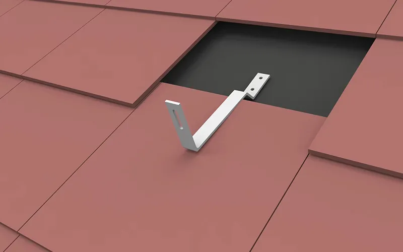 Roof Tile Hooks and Solar Roof Rails for Solar Panel Roof Racking System