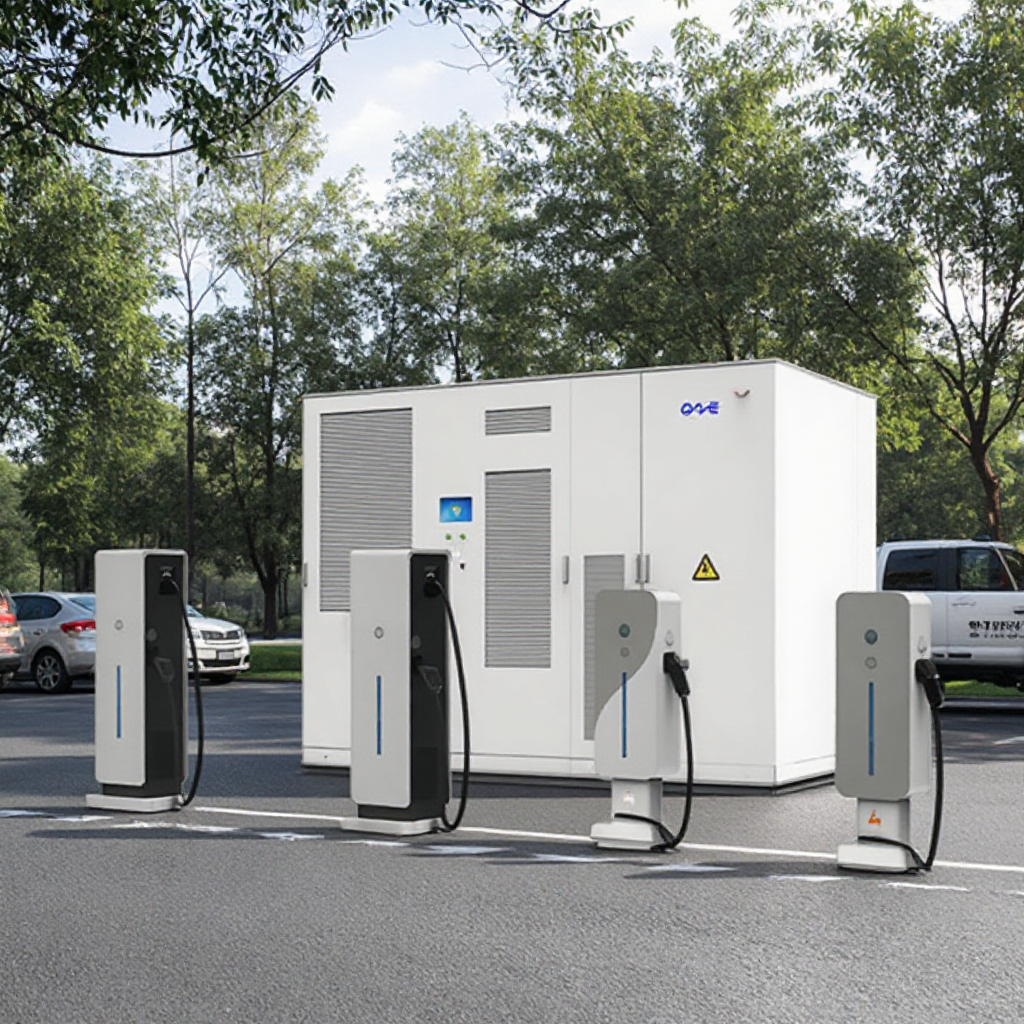 CNTE Nimbus Solar Carport - An All-in-One Photovoltaic Energy Storage Charging Station