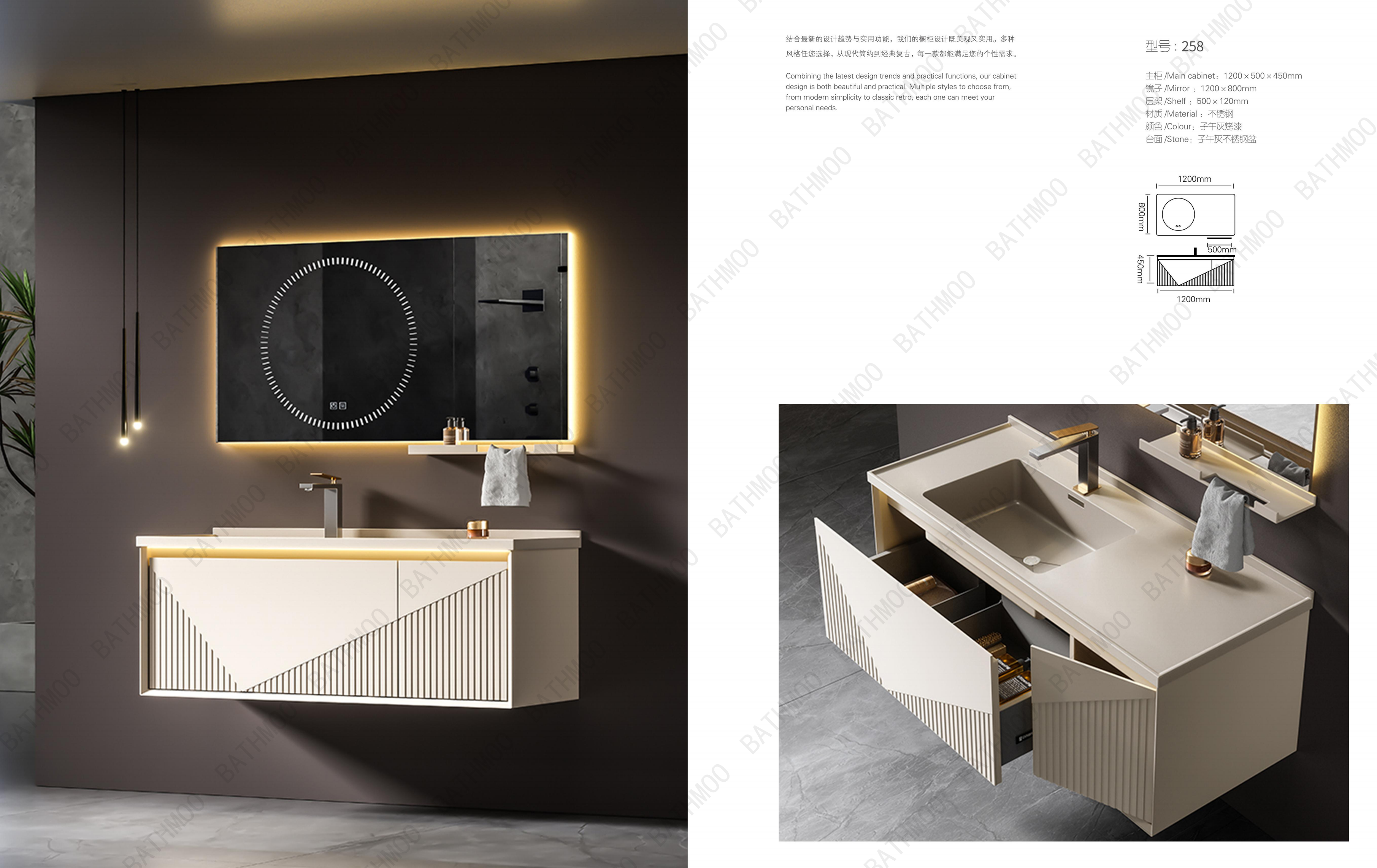 Stainless Steel BATHROOM CABINET JG2019