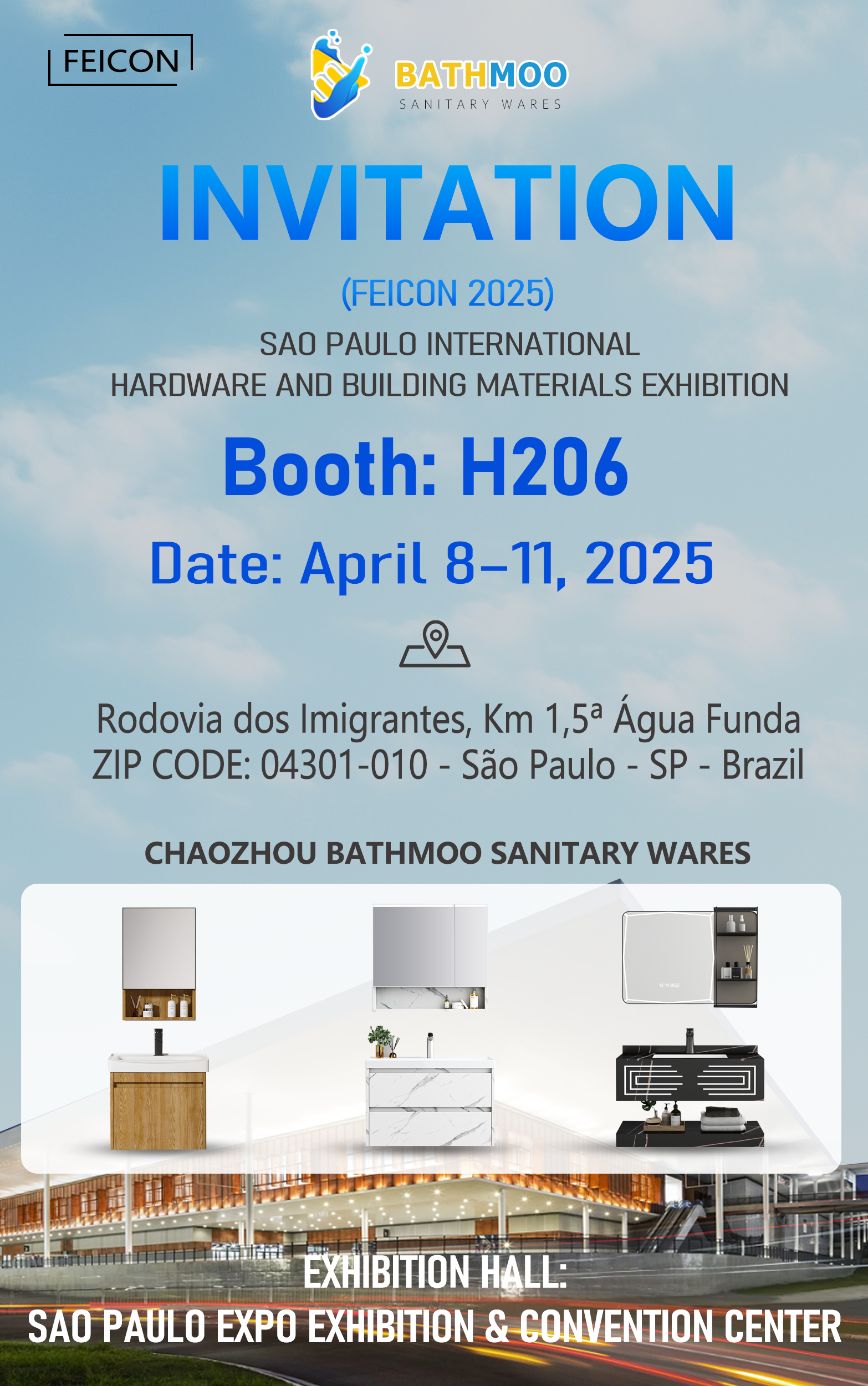 Móveis para Banheiro de Alta Qualidade | Fabricante Líder na China | FEICON Brasil