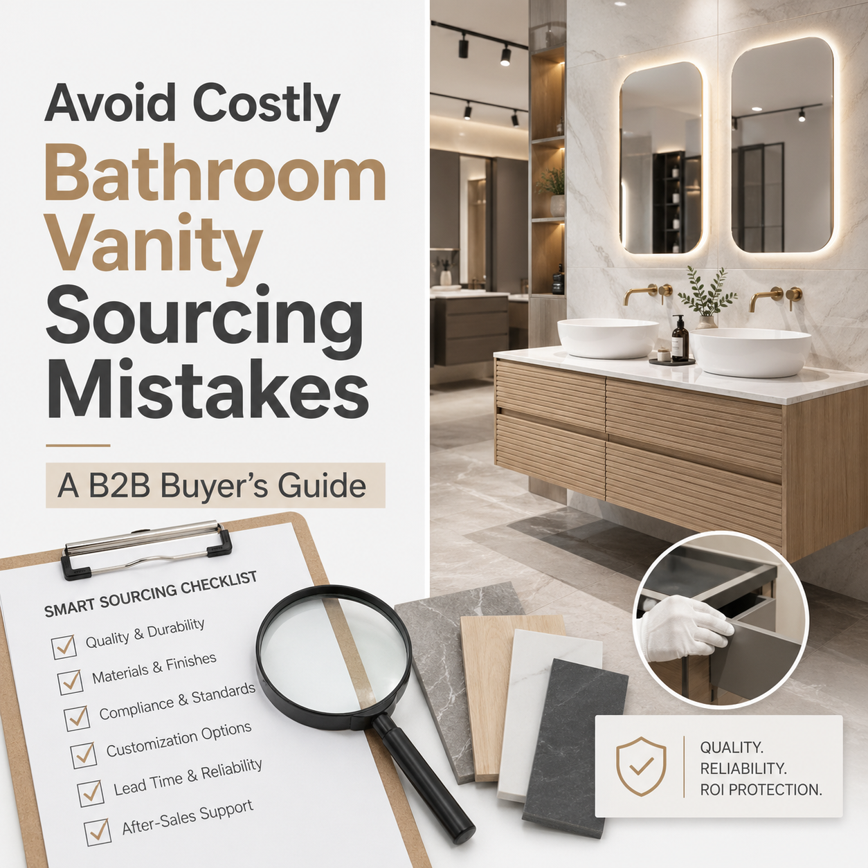 How B2B Buyers Can Avoid Costly Mistakes When Choosing Bathroom Vanity Suppliers