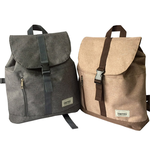 Mochila gris para estudiantes de último año