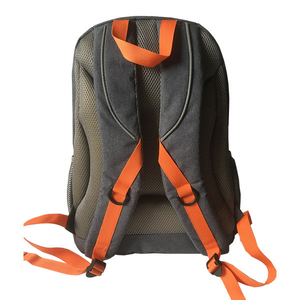 Mochila gris para estudiantes de secundaria
