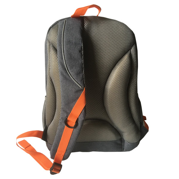 Mochila gris para estudiantes de secundaria