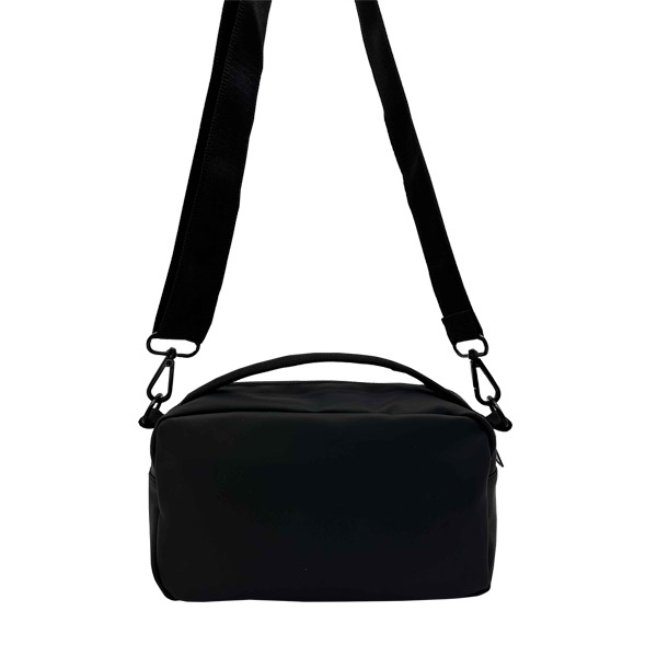 Bolso bandolera de viaje de piel sintética mate