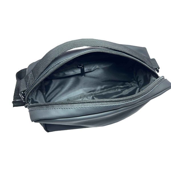 Bolso bandolera de viaje de piel sintética mate