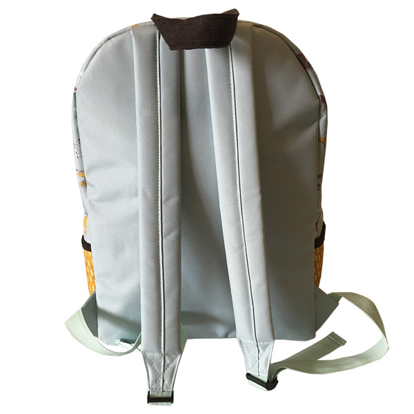 Mochila escolar clásica con estampado de jirafa