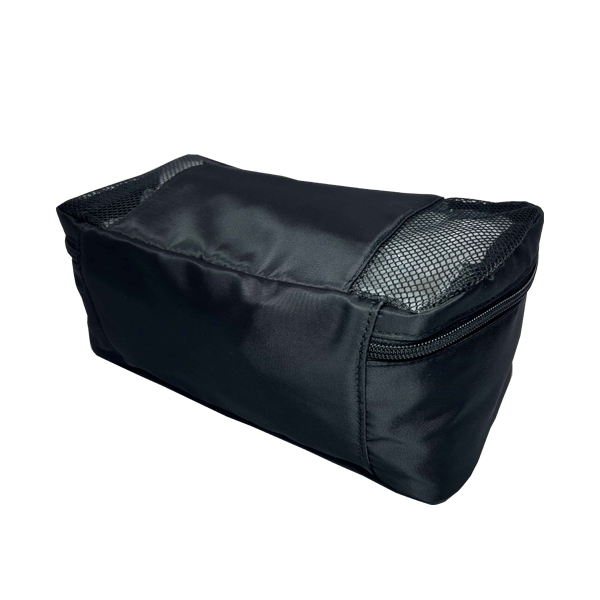 Bolsa de cosméticos con cubierta de malla, bolsa de viaje