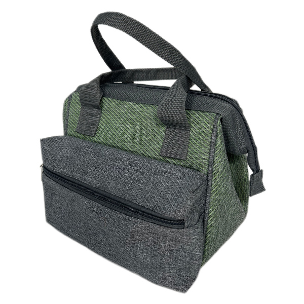 Bolsa térmica para almuerzo con gran capacidad; bolsa térmica de apertura amplia