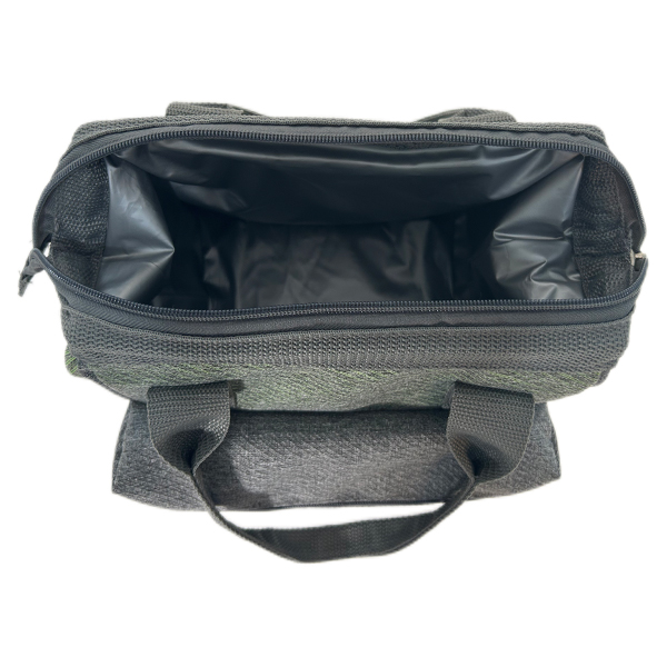 Bolsa térmica para almuerzo con gran capacidad; bolsa térmica de apertura amplia