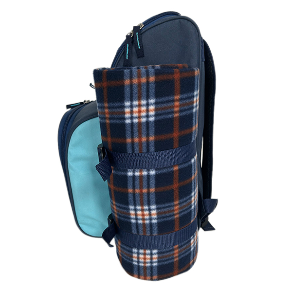 حقيبة ظهر تبريد للنزهات لأربعة أشخاص؛ حقيبة تبريد للنزهات مع ملحقات؛ حقيبة تبريد معزولة