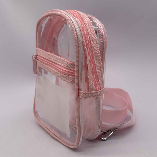 حقيبة كروس من مادة بولي فينيل كلوريد الشفافة؛ حقيبة حمل من مادة بولي فينيل كلوريد، حقيبة رائعة للأطفال