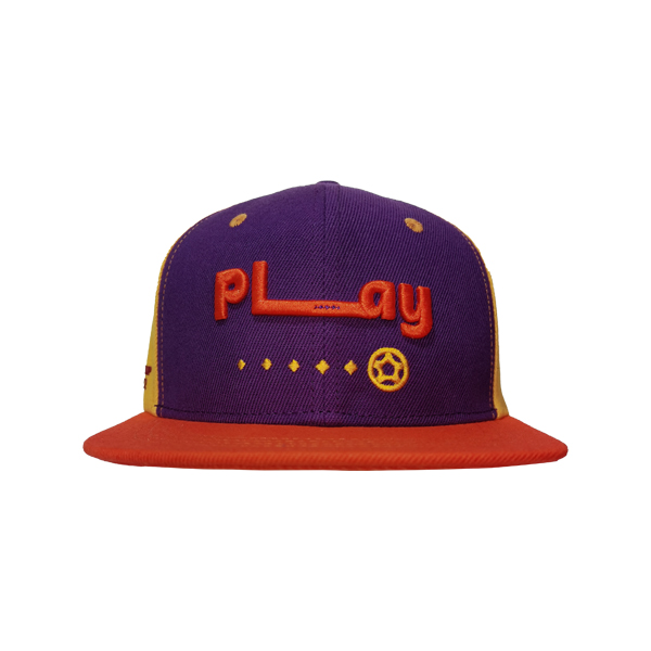 Gorra snapback; gorra de copa alta; gorra con bordado 3D, gorra estilo Mundial