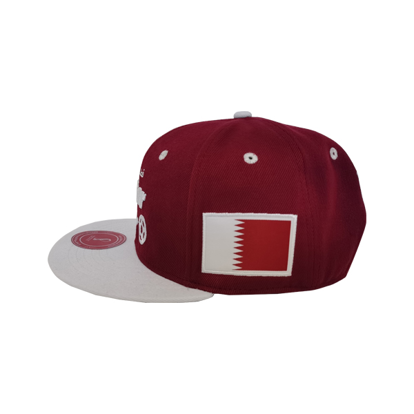 Gorra snapback; gorra de visera plana; gorra con bordado 3D; gorra estilo Mundial