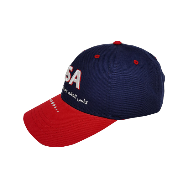 Gorra de béisbol de EE. UU.; gorra de 6 paneles; gorra estilo Tucker, gorra de la Copa del Mundo