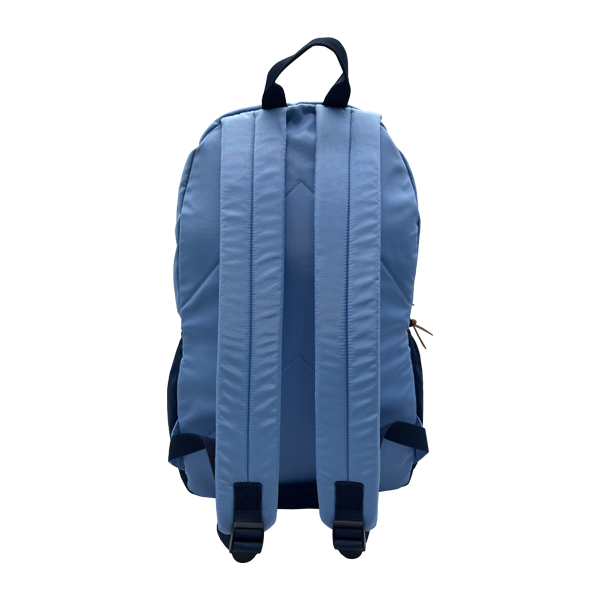 Talson fabric contrast blue color backpack; school bag; Daypack
