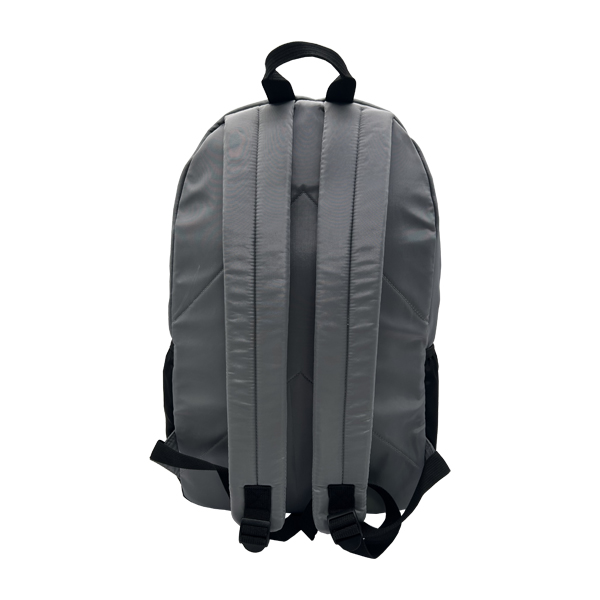Talson fabric contrast grey and black backpack; school bag; Daypack