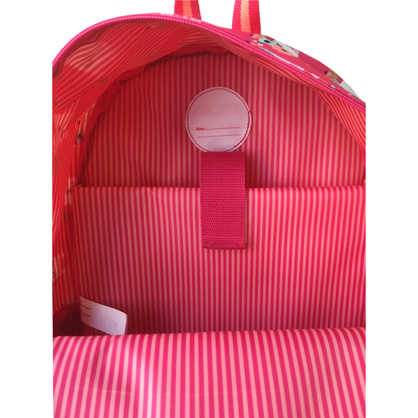 Alpaca printed school bag, school backpack, school bag with pencil case