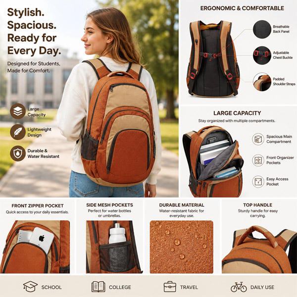 Stylish laptop bag for women; everyday using bags