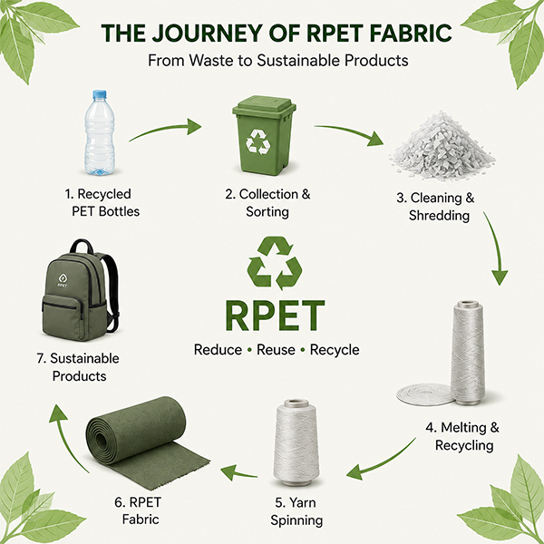 RPET Fabric: The Sustainable Choice for Modern Backpack Manufacturing
